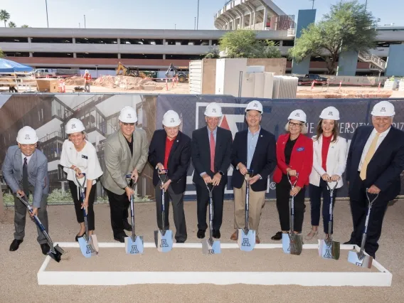 a groundbreaking ceremony