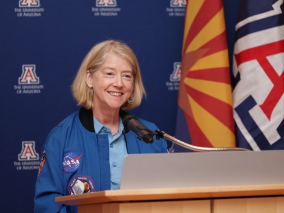 NASA Deputy Administrator Pam Melroy during a visit to UArizona