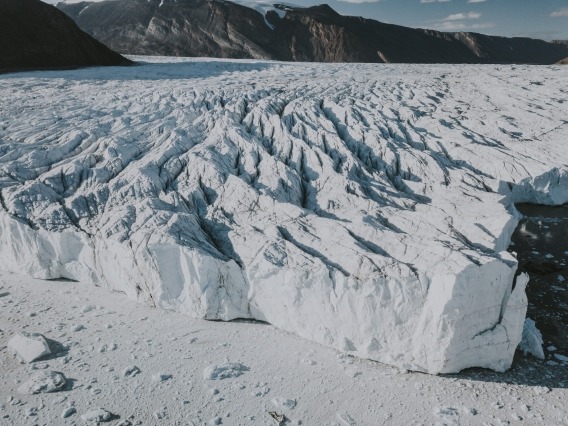 Glacier in Northeast Greenland