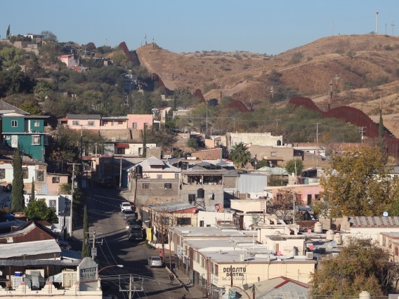 View of the U.S.-Mexico border from Nogales, Sonora
